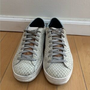 P448 Men's Cream Textured Sneakers 38/6.5-7